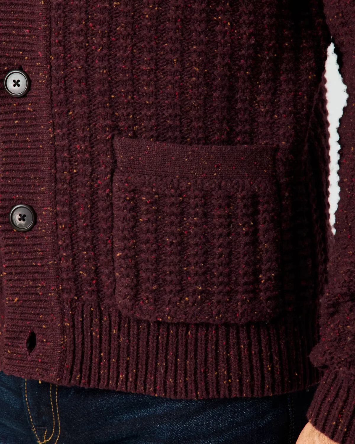 Highland Wool Collared Cardigan