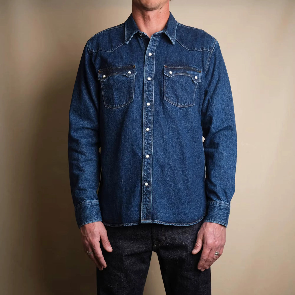 Modern Western Denim Shirt
