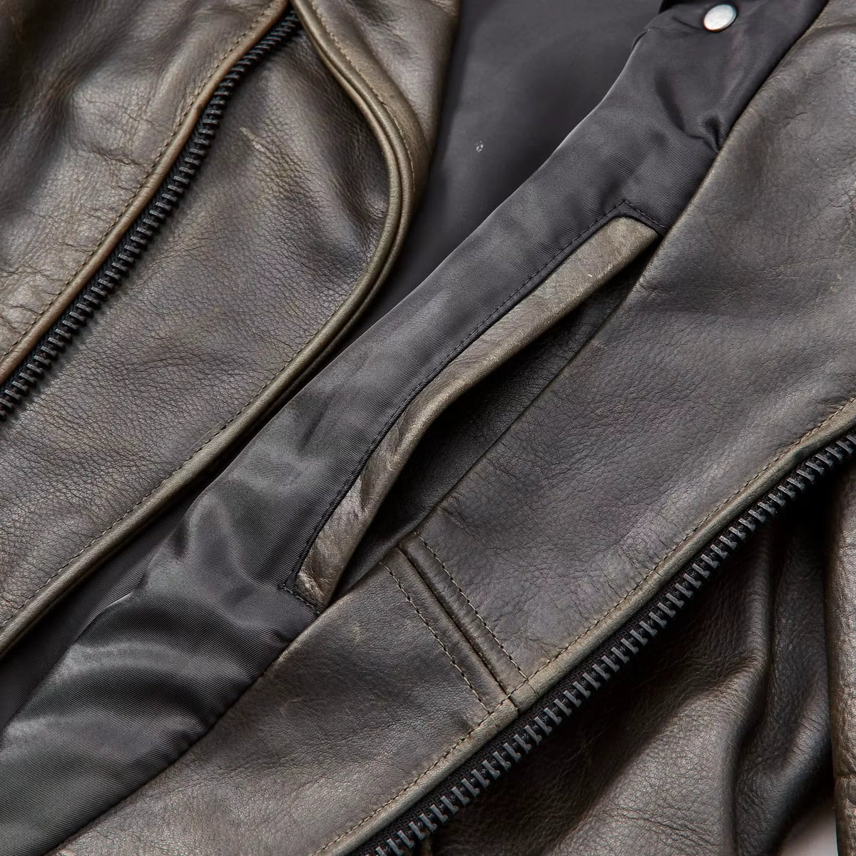 Vintage Motorcycle Leather Jacket