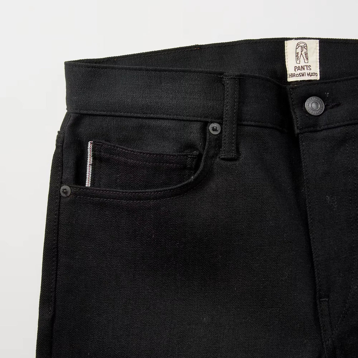 The Pen Slim Straight Stretch Selvedge Denim Jeans