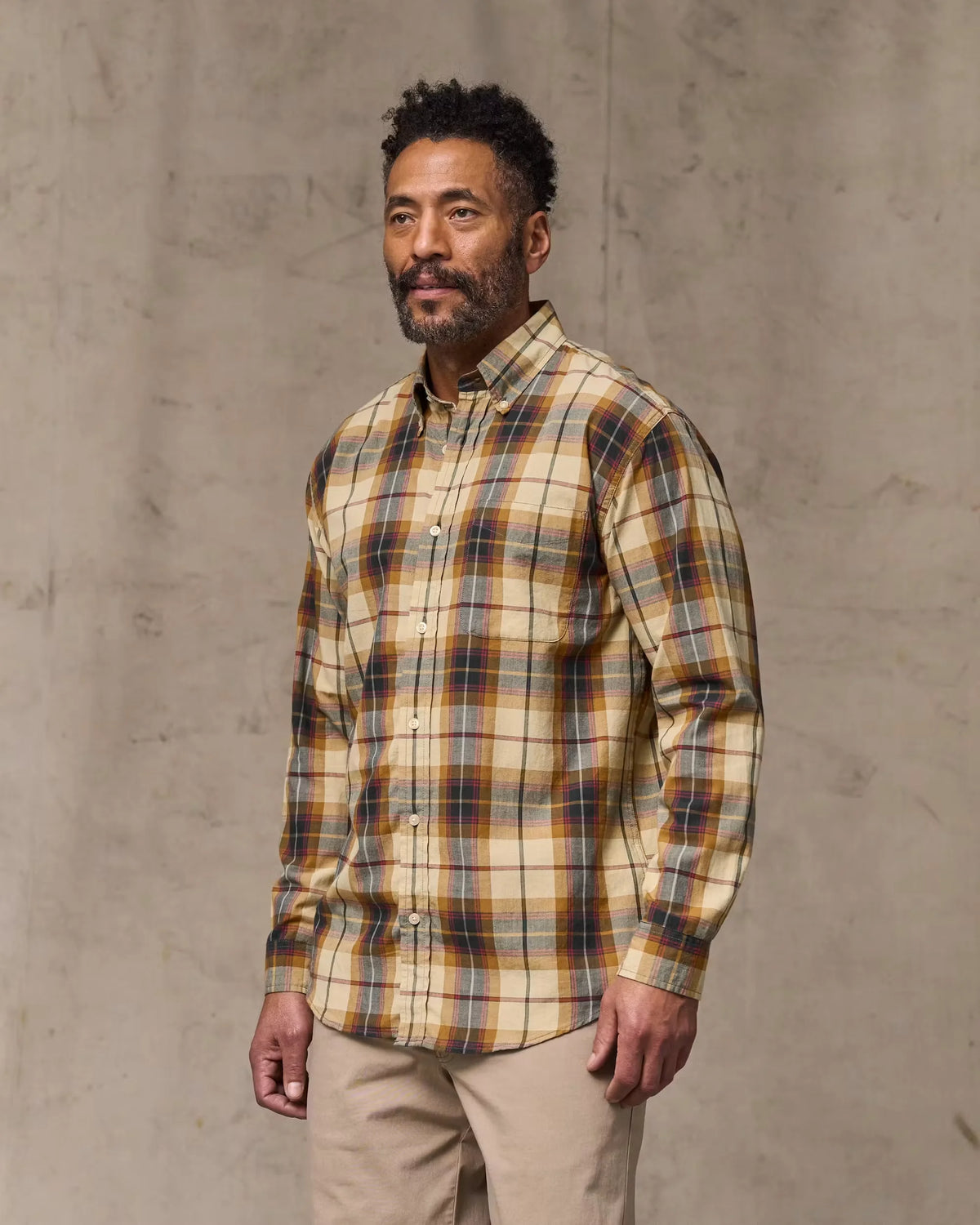 Long Sleeve Madras Shirt