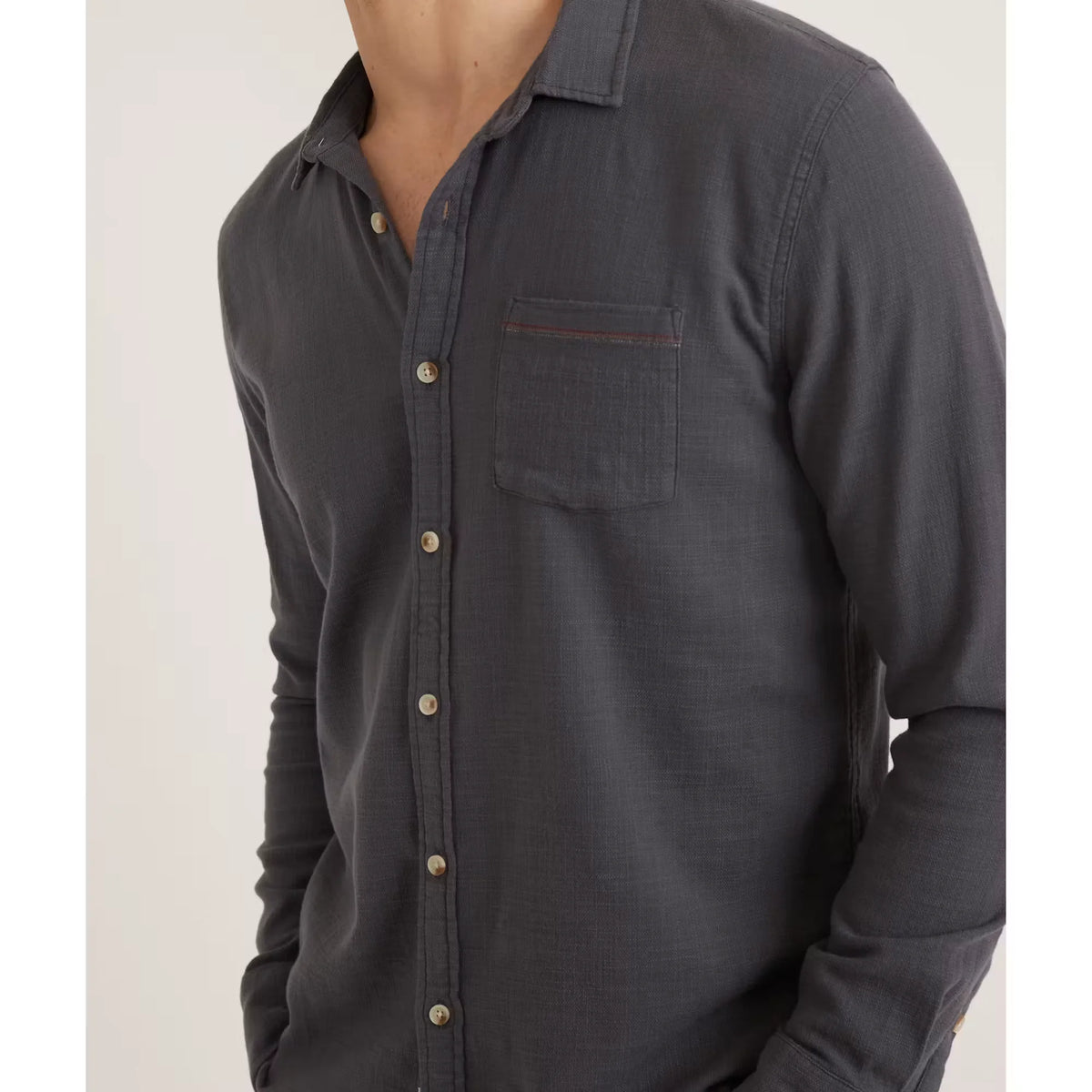 Classic Stretch Selvage Long Sleeve Shirt