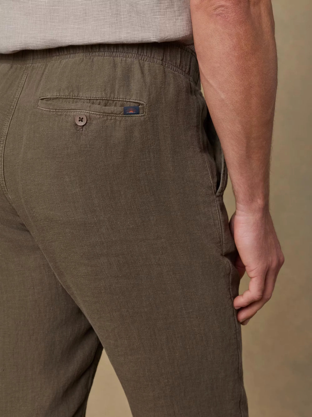 Linen Drawstring Pant