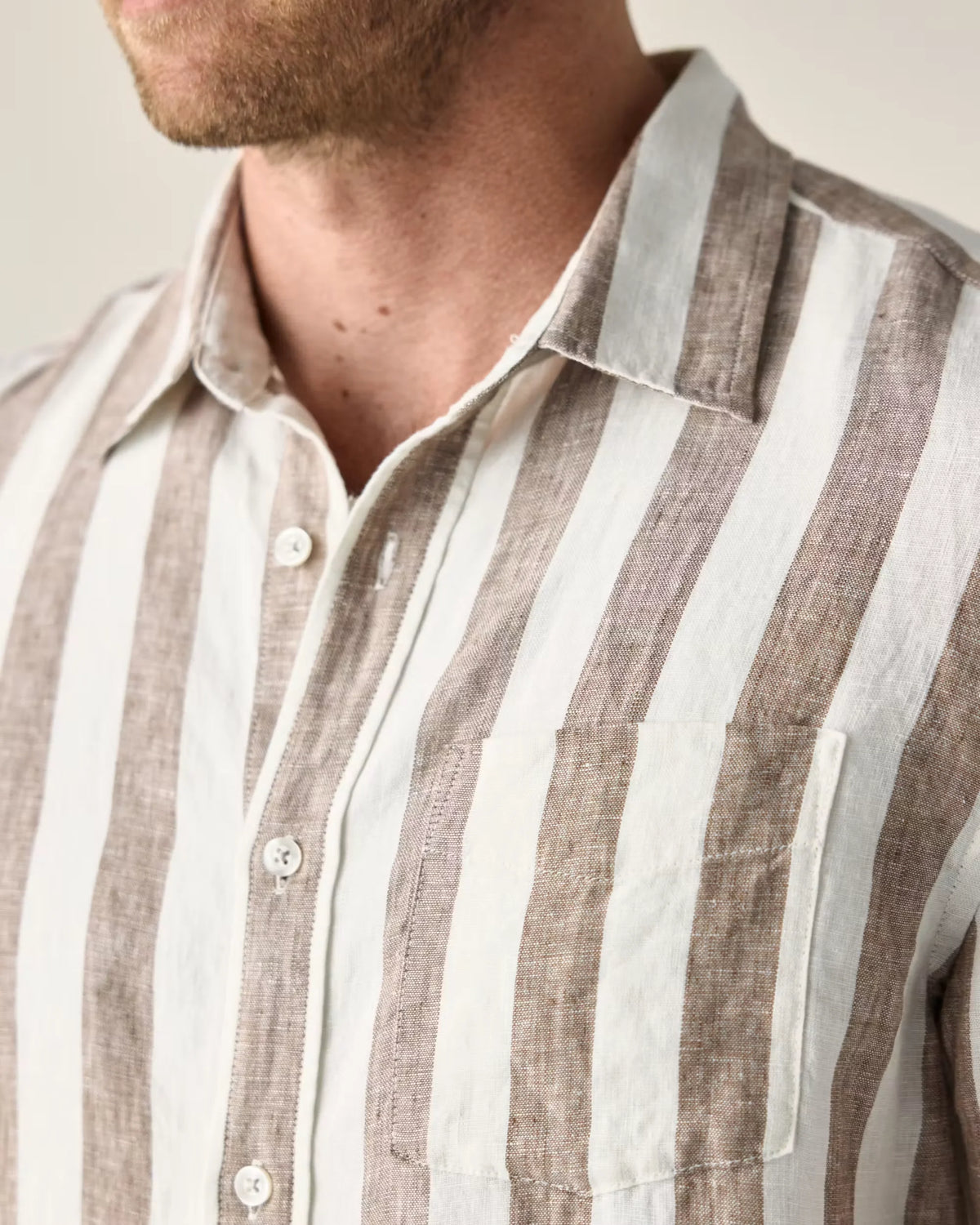 Short Sleeve Isles Linen Shirt