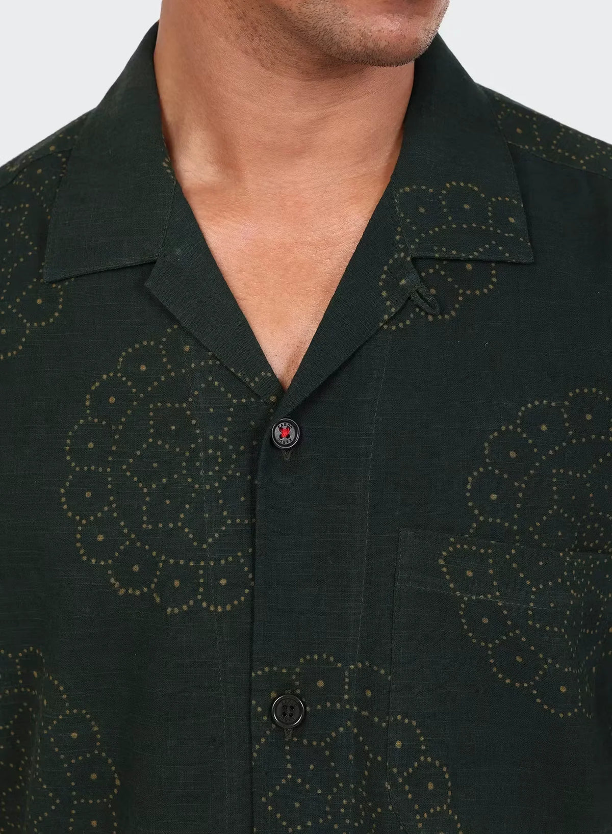 Ronen Camp Collar Short Sleeve Shirt