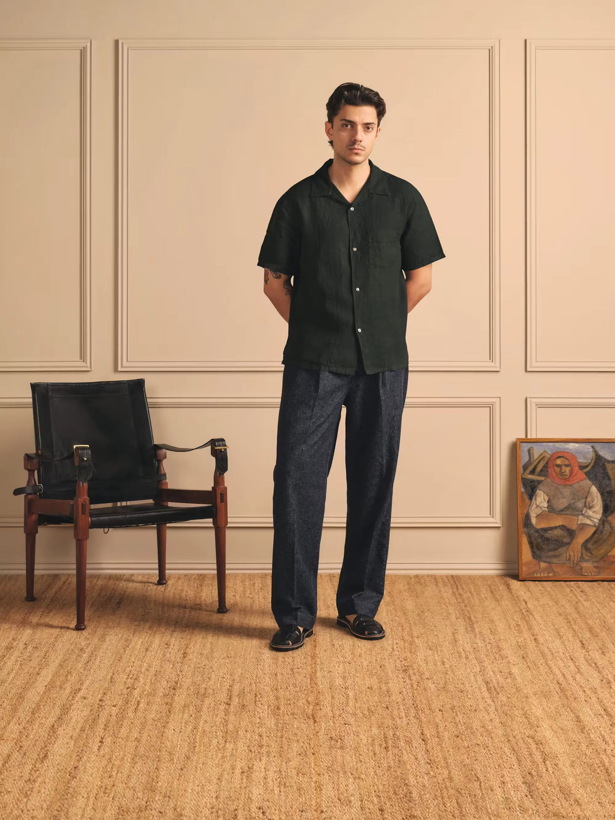 Marina Linen Short Sleeve Shirt