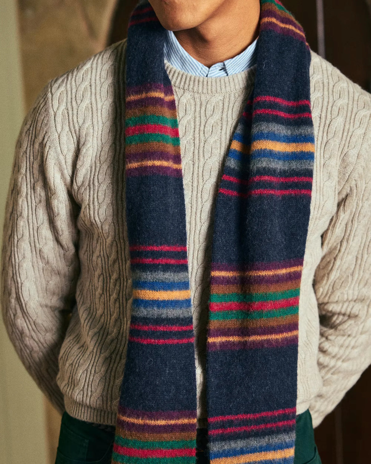EasyCash Merino Cable Knit Sweater