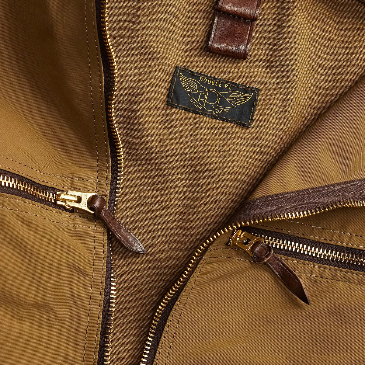 Cotton/Leather Garment Bag