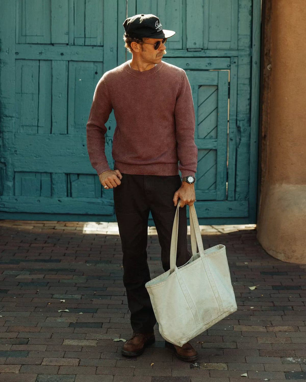 Washed Cotton Crewneck