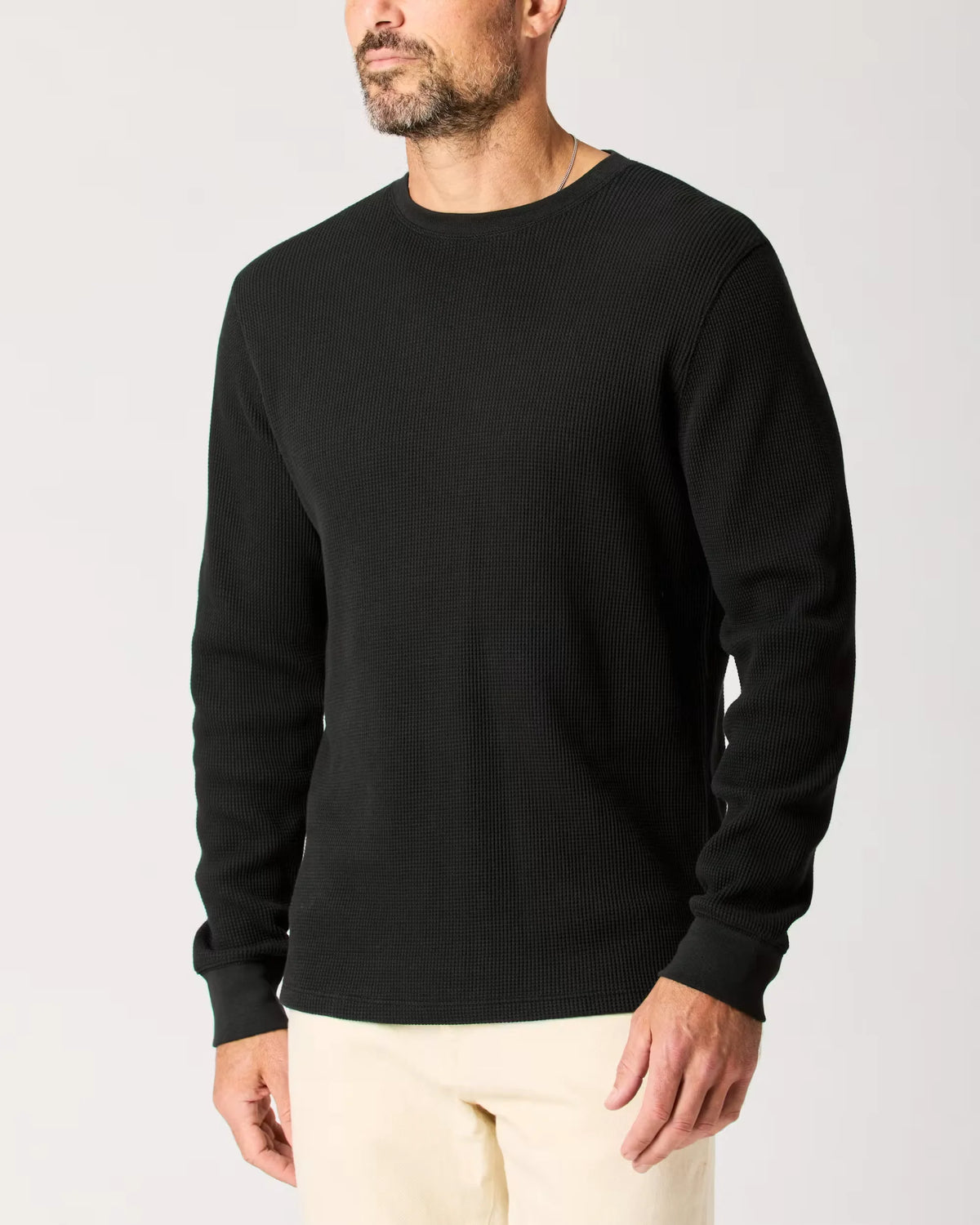 Waffle Thermal Crewneck