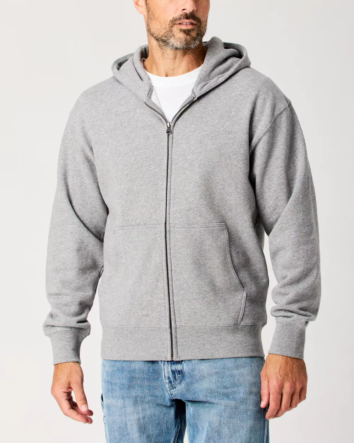 Midweight Terry Full-Zip Hoodie