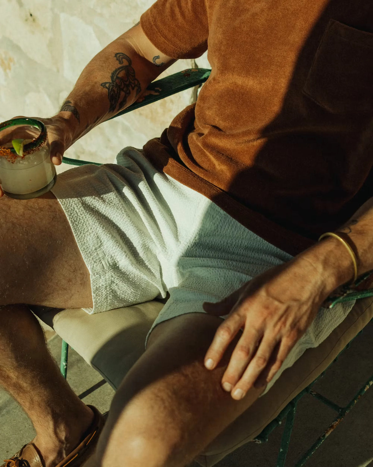 Drawstring Canoe Short - 7"