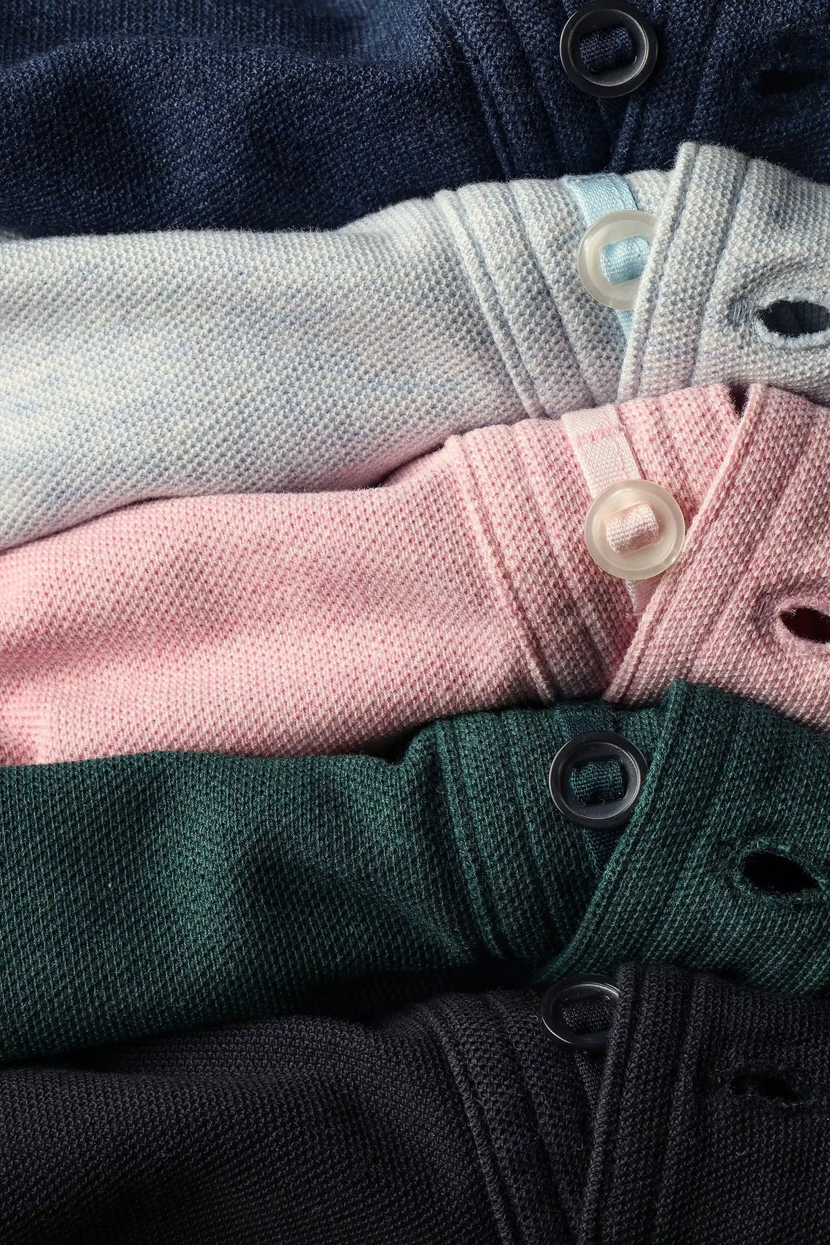 Long Sleeve Vintage Pique Polo