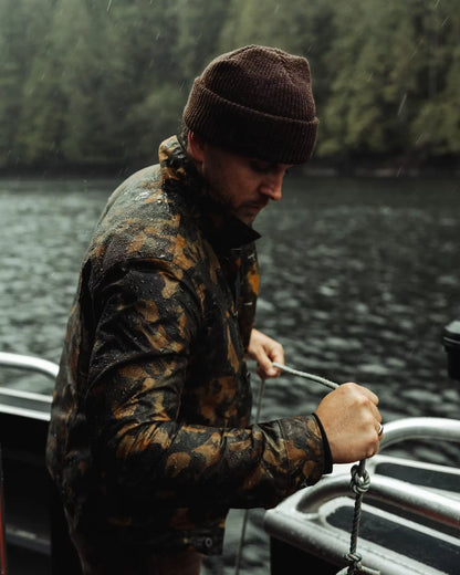 Flannel-Lined Waxed Trucker Jacket