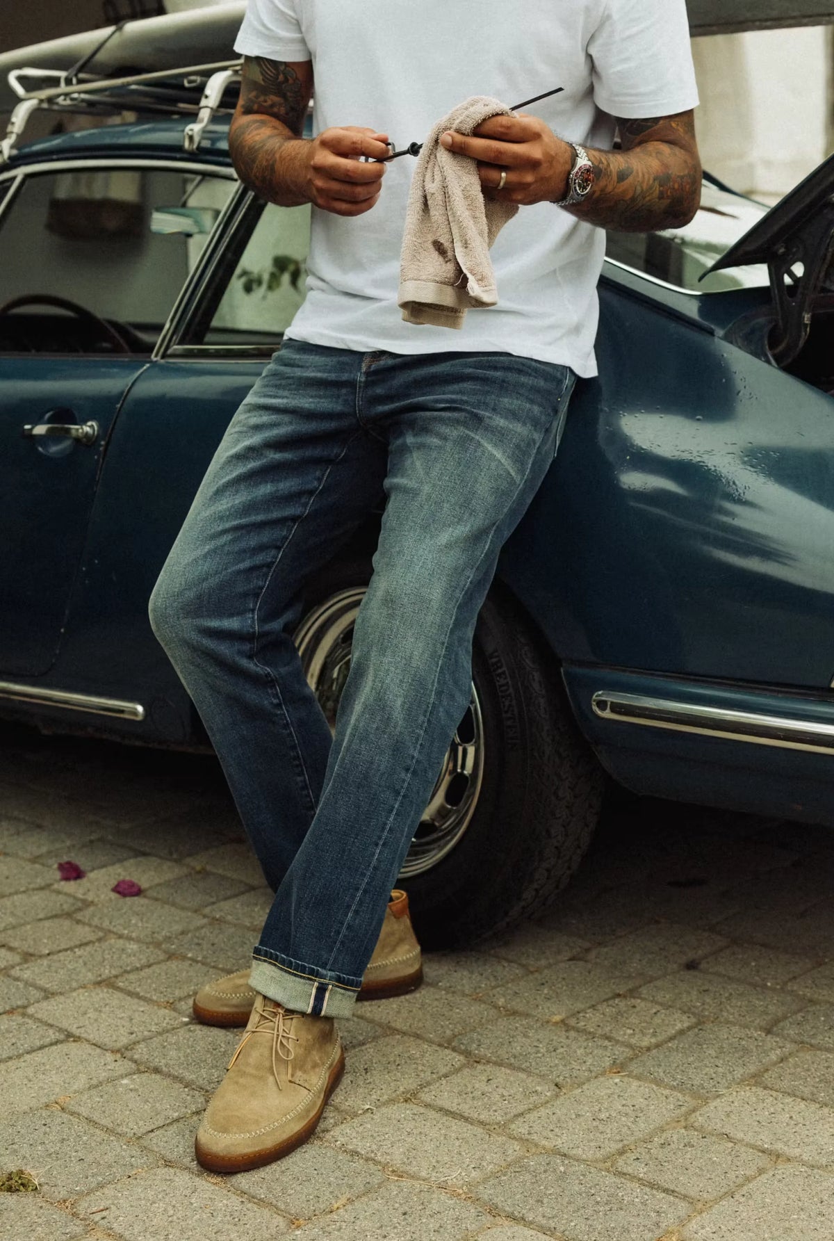 Stretch Selvedge Denim - HB Straight