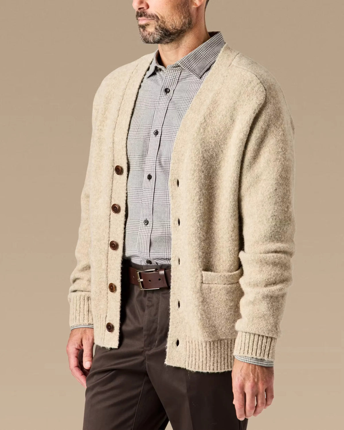 YakWool Cardigan Sweater