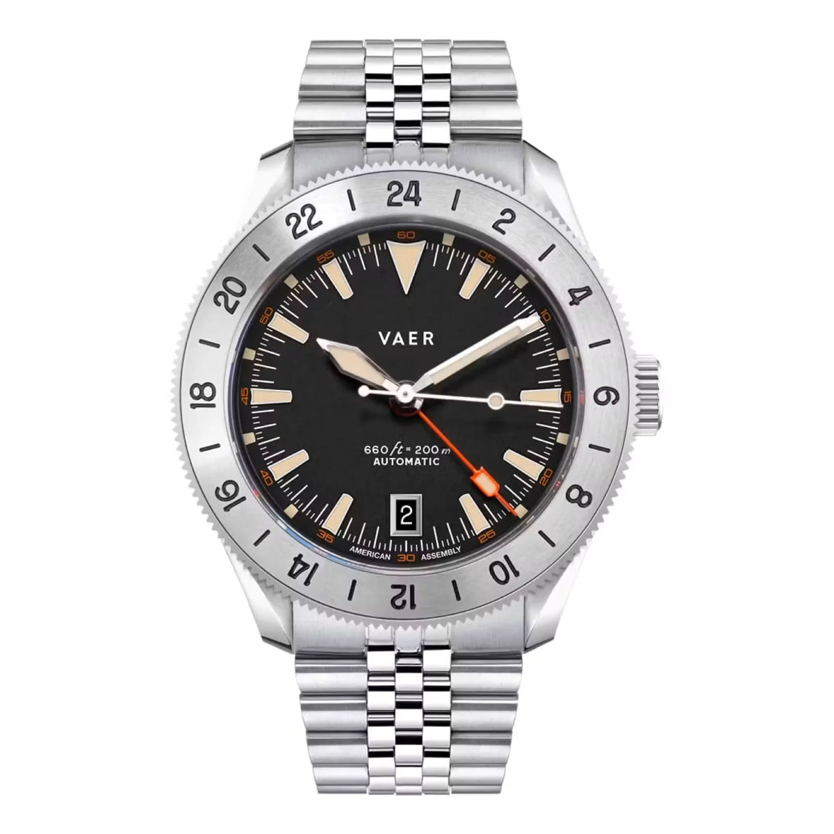G5 Pacific Steel GMT Watch