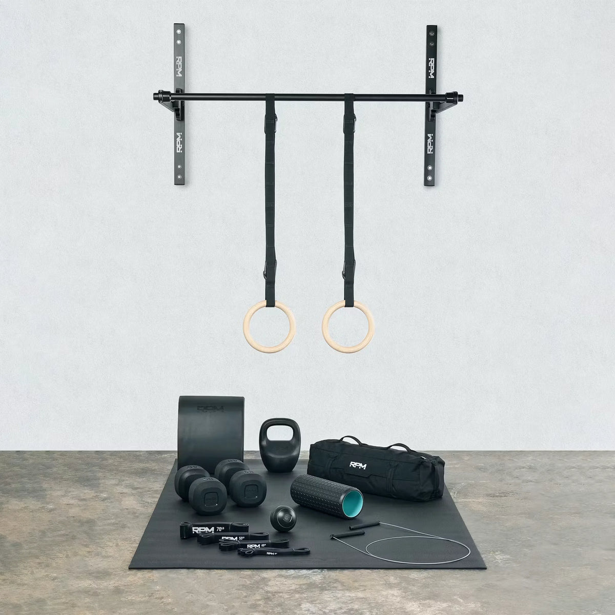 Elevated Gym Kit - Intermediate - Adjustable Pull-Up Bar