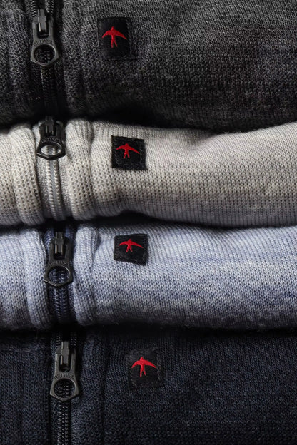 Wool Cotton Quarter Zip
