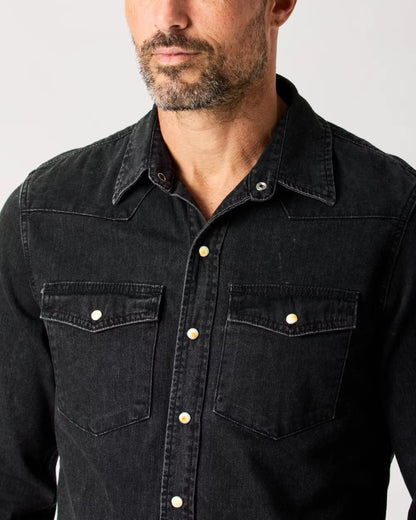 Bone Button Western Shirt