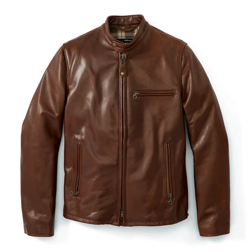 Cafe Natural Leather Jacket