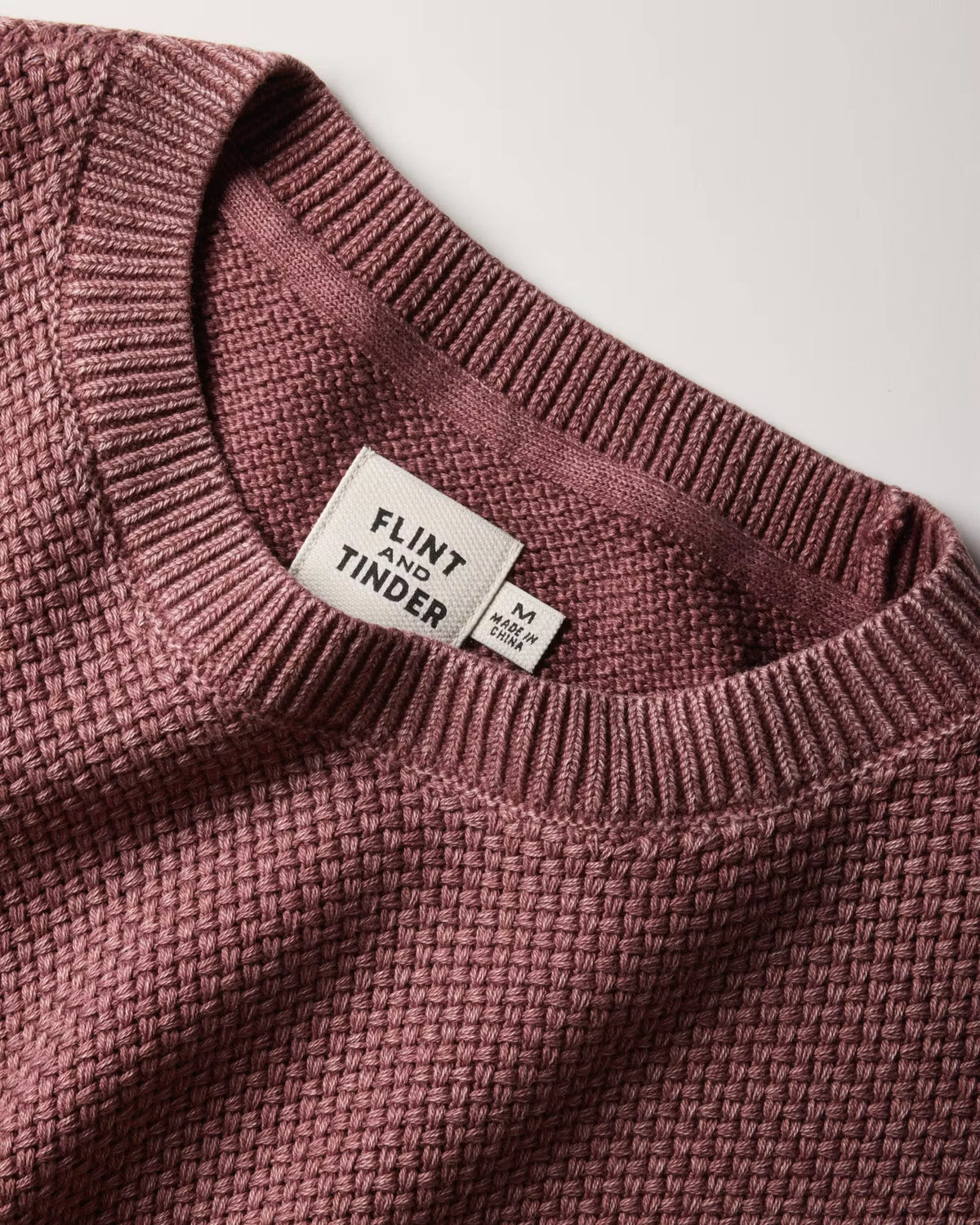 Washed Cotton Crewneck