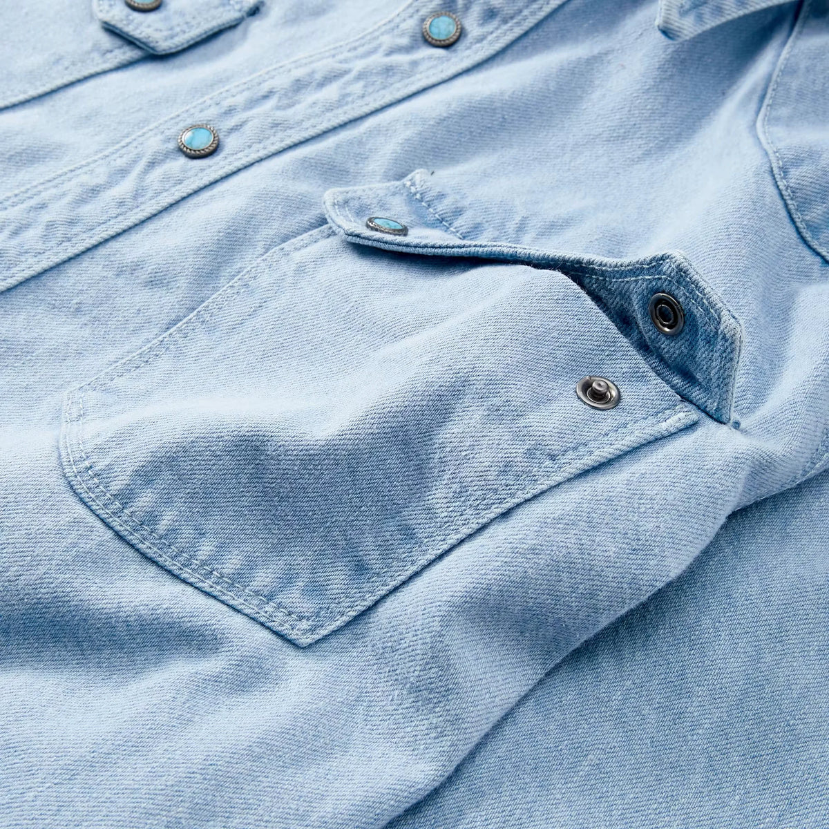 Modern Western Denim Shirt