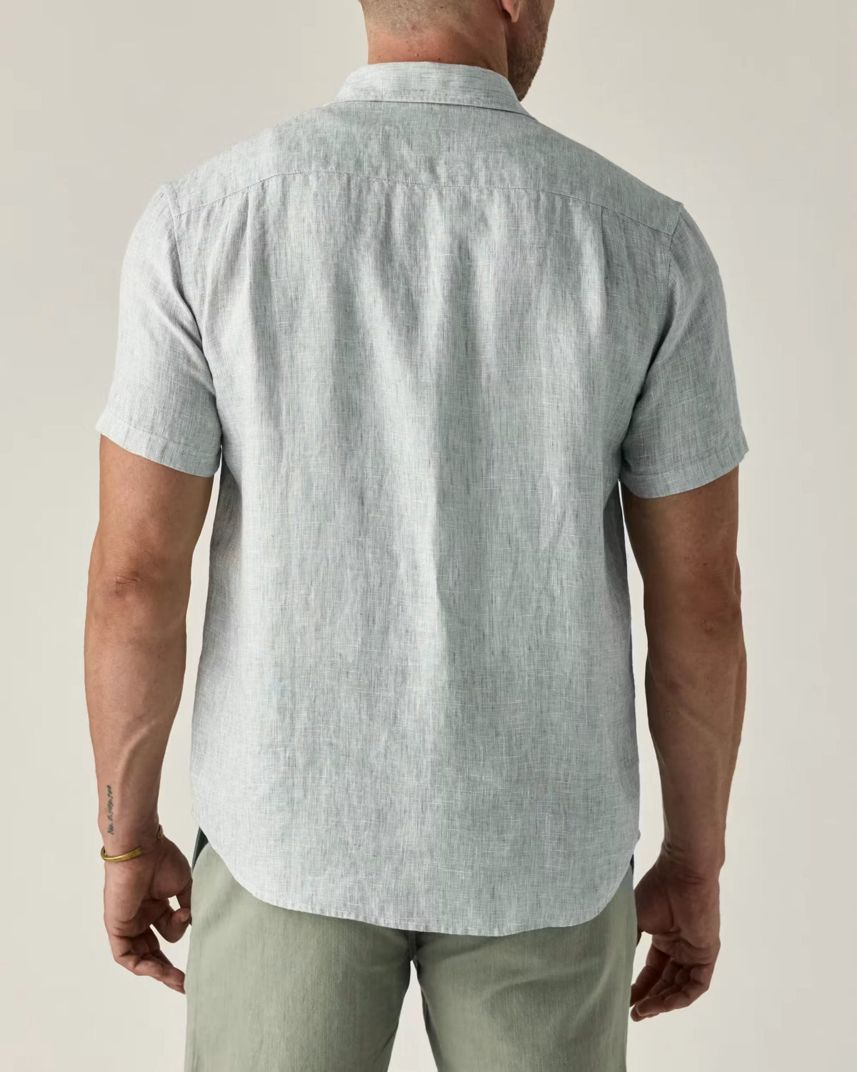 Short Sleeve Isles Linen Shirt