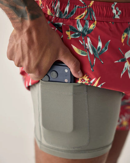 Performance Lined Swim Trunk - 5"