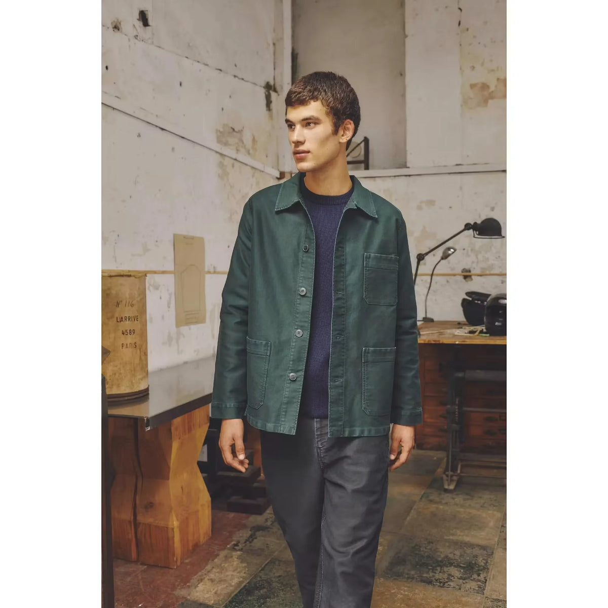 French Work Chore Jacket