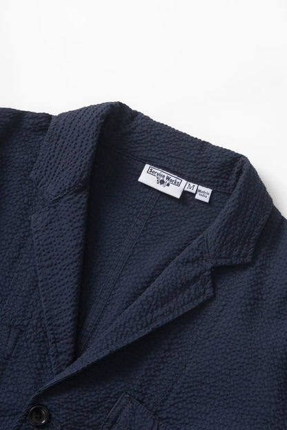 Seersucker Sever Suit Jacket