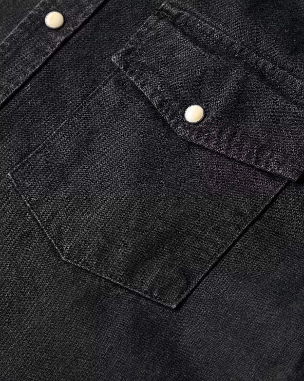 Bone Button Western Shirt