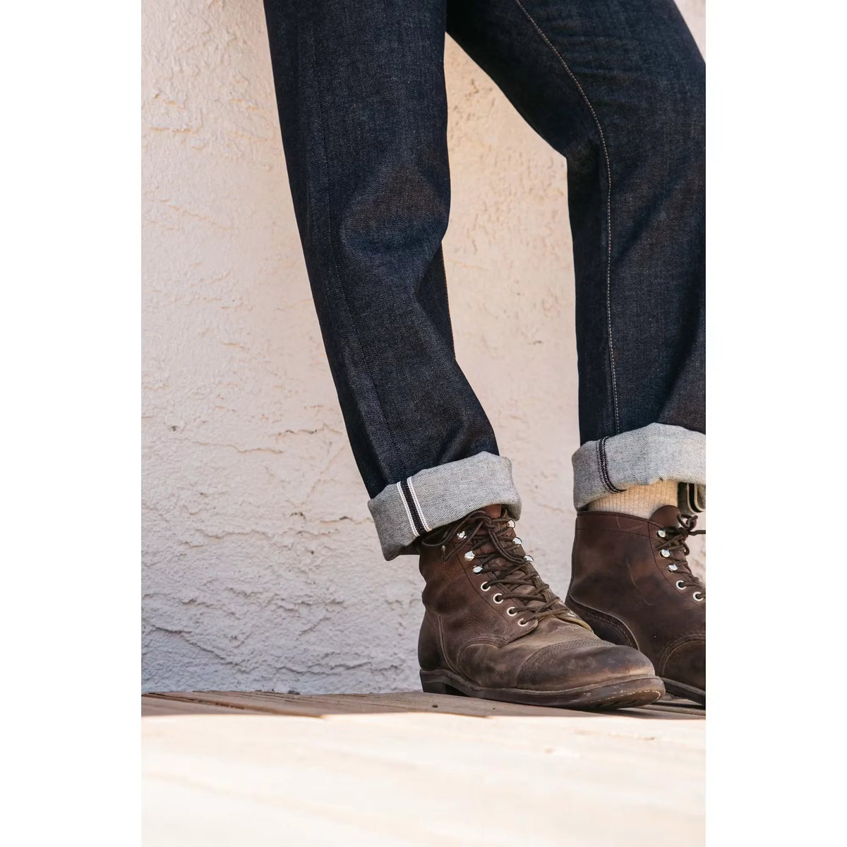 The Hammer Straight Stretch Selvedge Denim Jeans