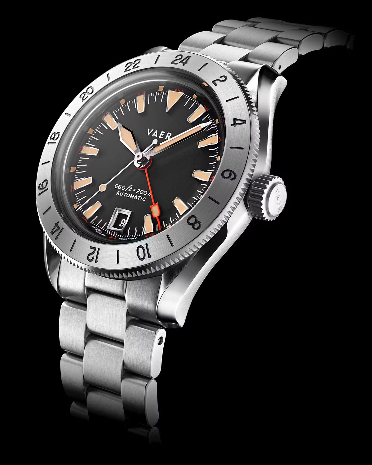 G5 Pacific Steel GMT Watch