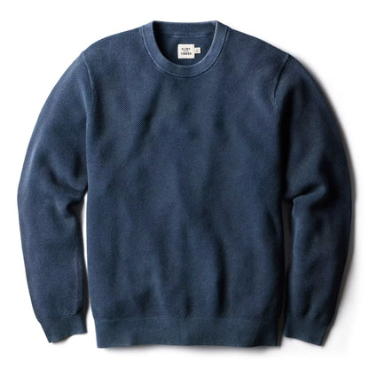Garment Dyed Cotton Crewneck Sweater