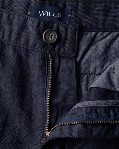Cotton-Linen Chino Short - 9"
