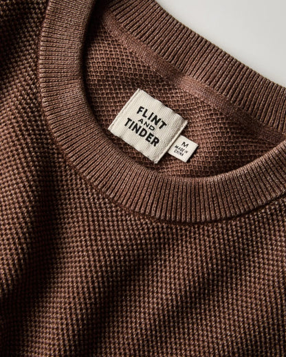 Garment Dyed Cotton Crewneck Sweater