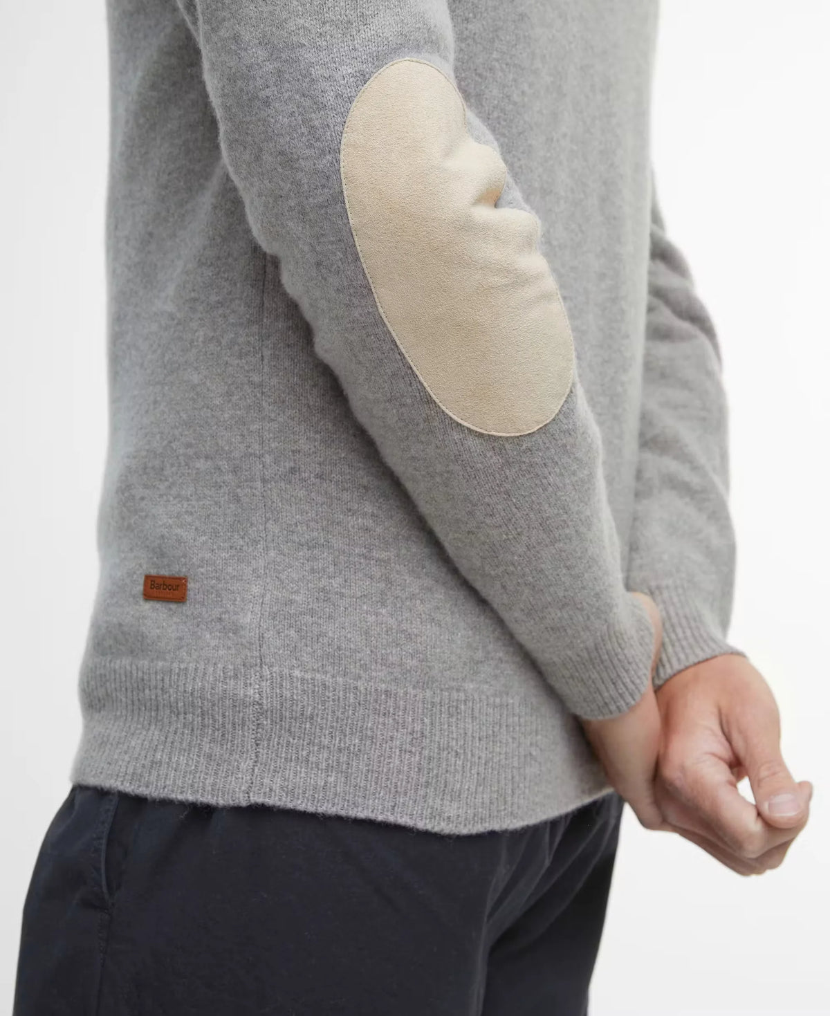 Essential Patch Half Zip Sweater