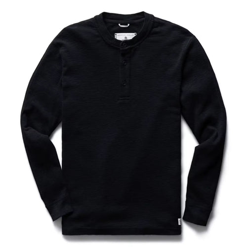 Slub Long Sleeve Henley