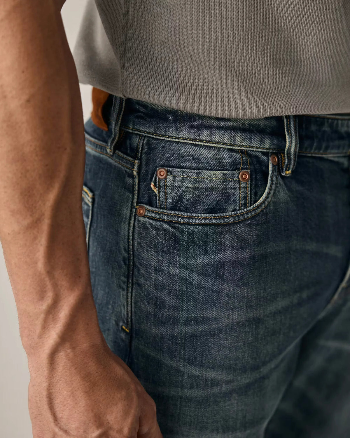 Stretch Selvedge Denim - HB Straight
