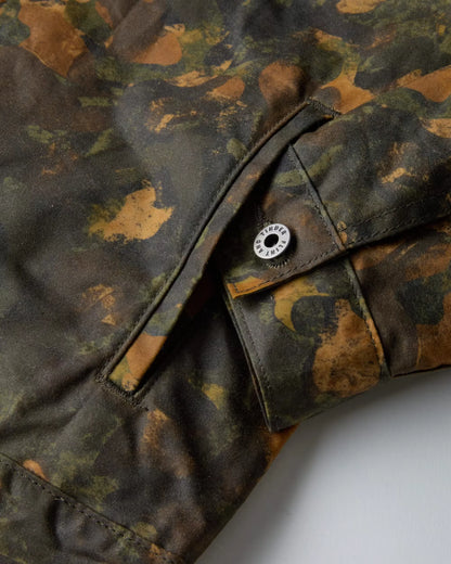 Flannel-Lined Waxed Trucker Jacket