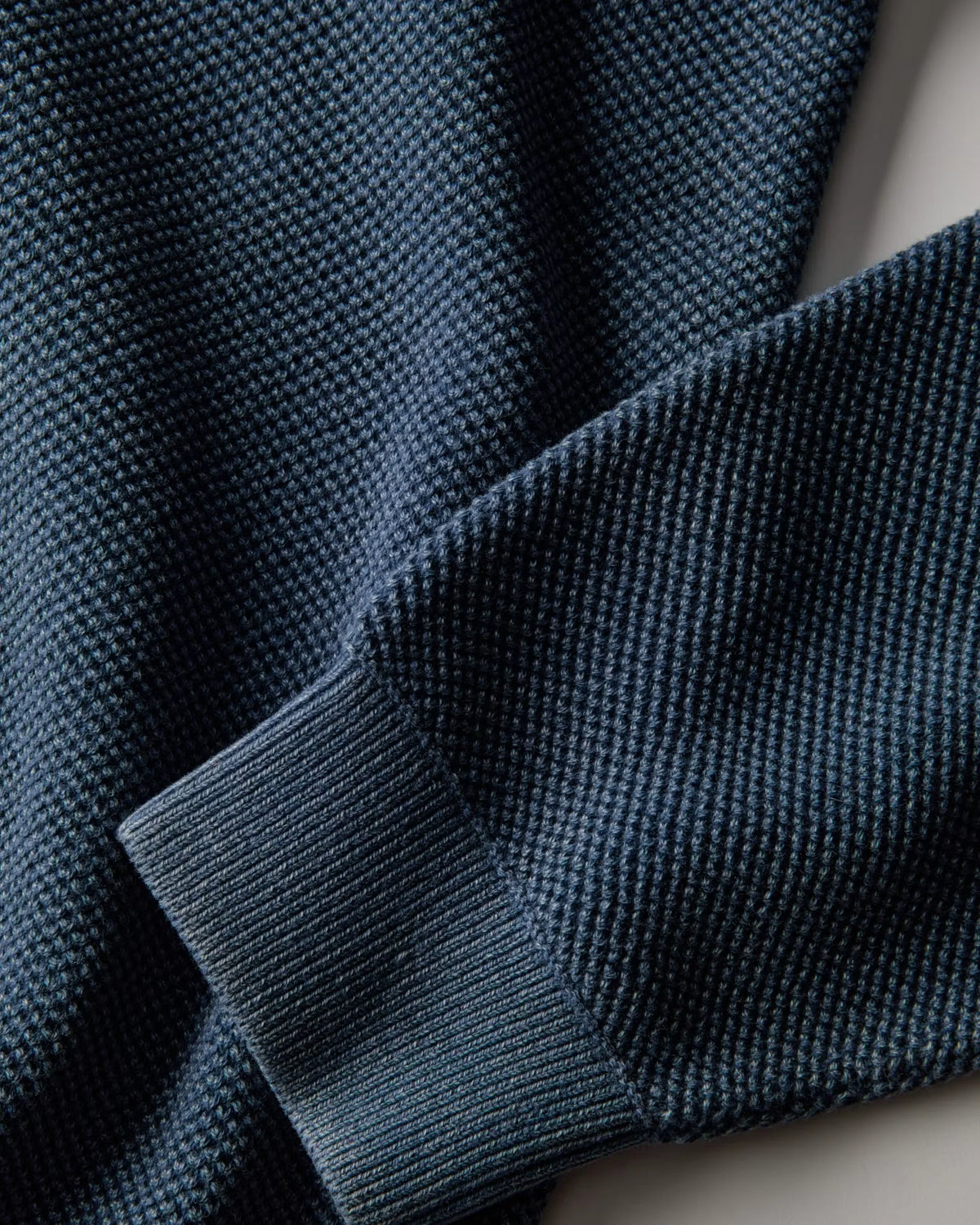 Garment Dyed Cotton Crewneck Sweater