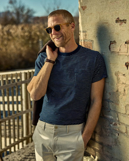 Stripe Pocket T-Shirt