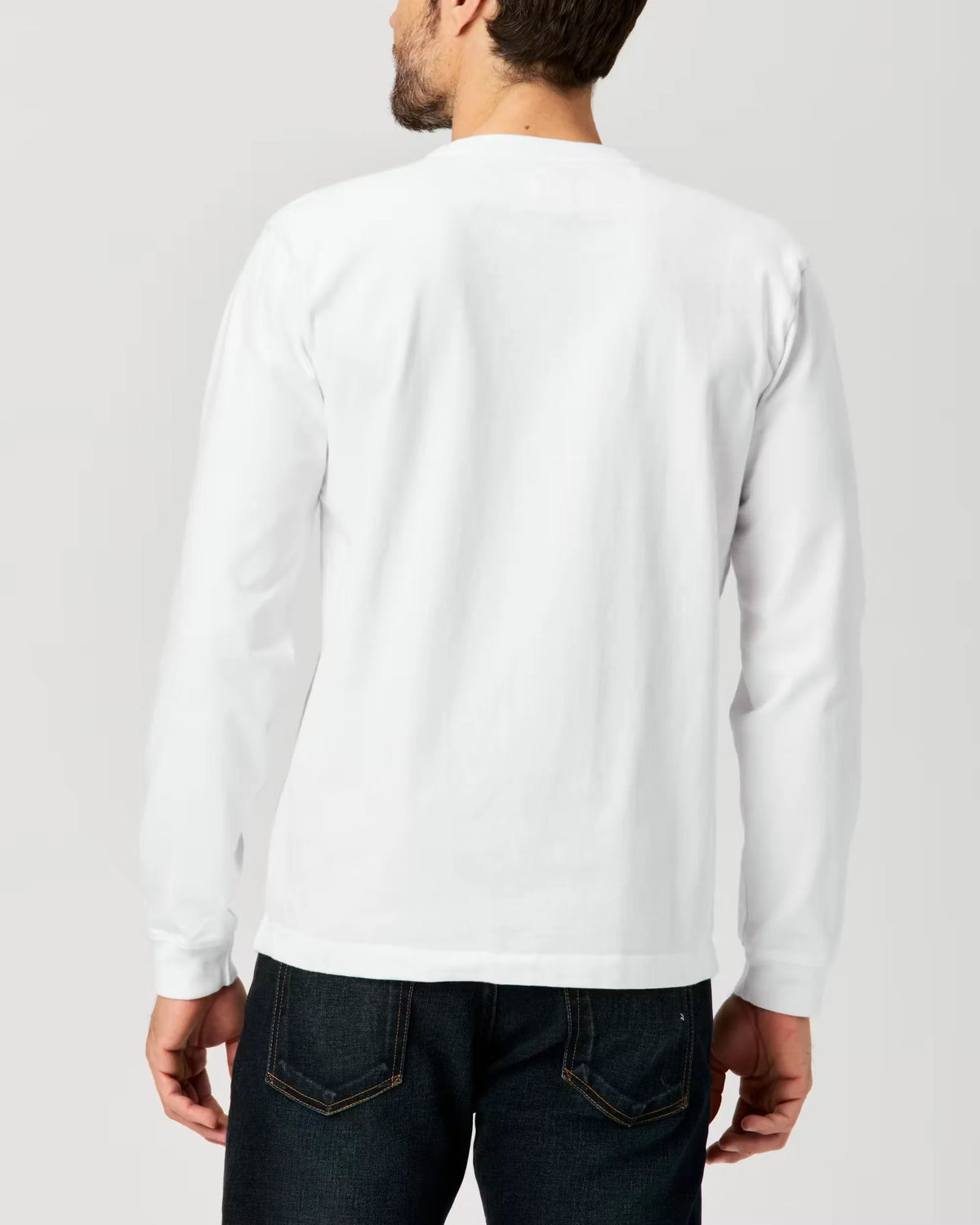 Long Sleeve American Heavyweight Pocket T-Shirt