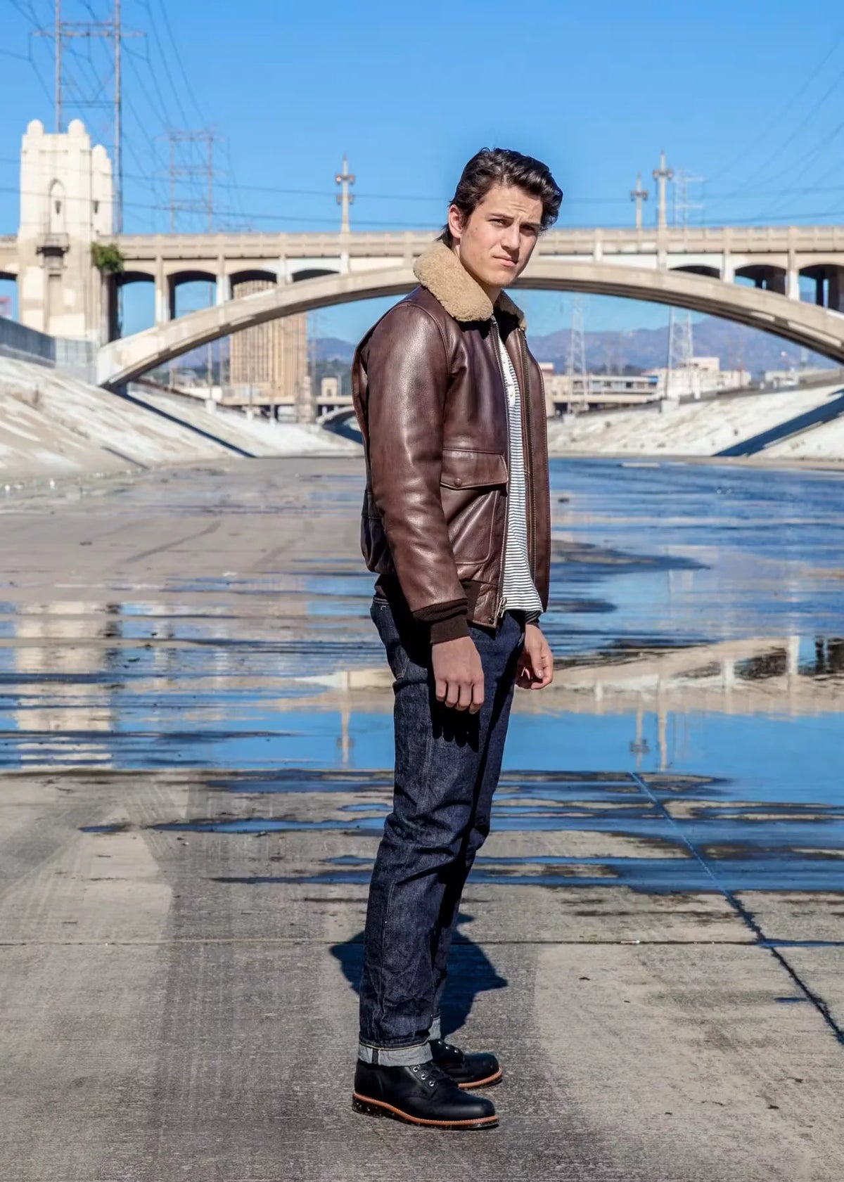 Buffalo Bomber Leather Jacket