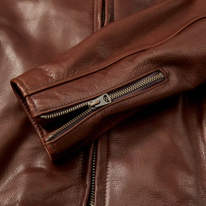 Cafe Natural Leather Jacket