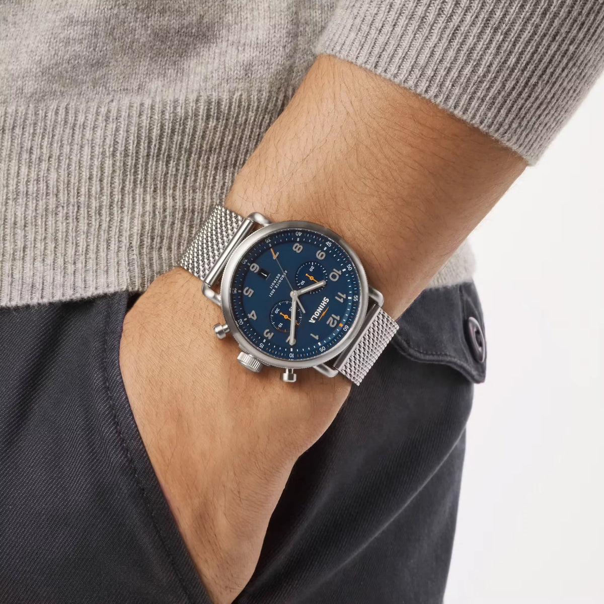 Canfield Model C56 2 Eye Chrono 43mm Watch
