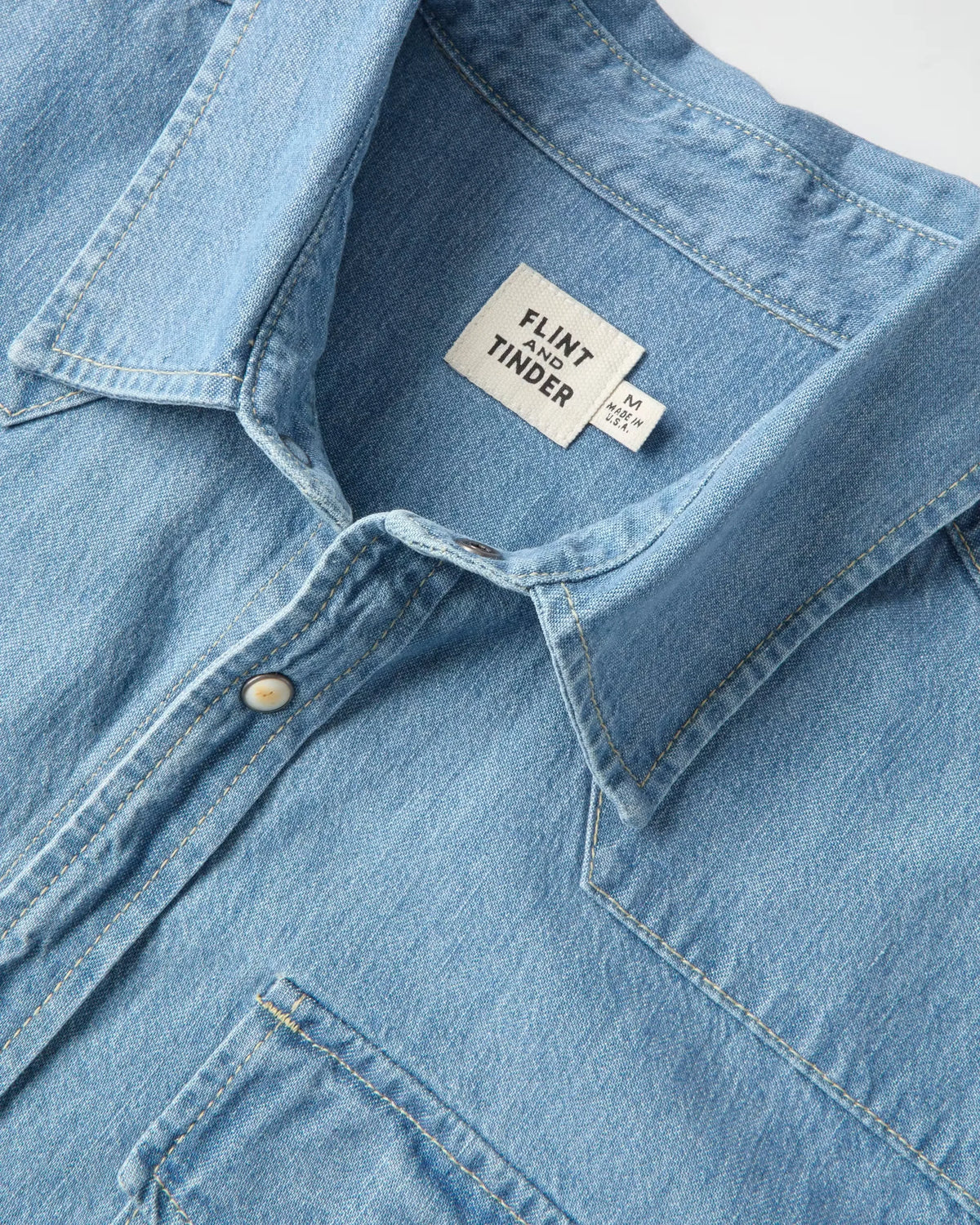 Bone Button Western Shirt