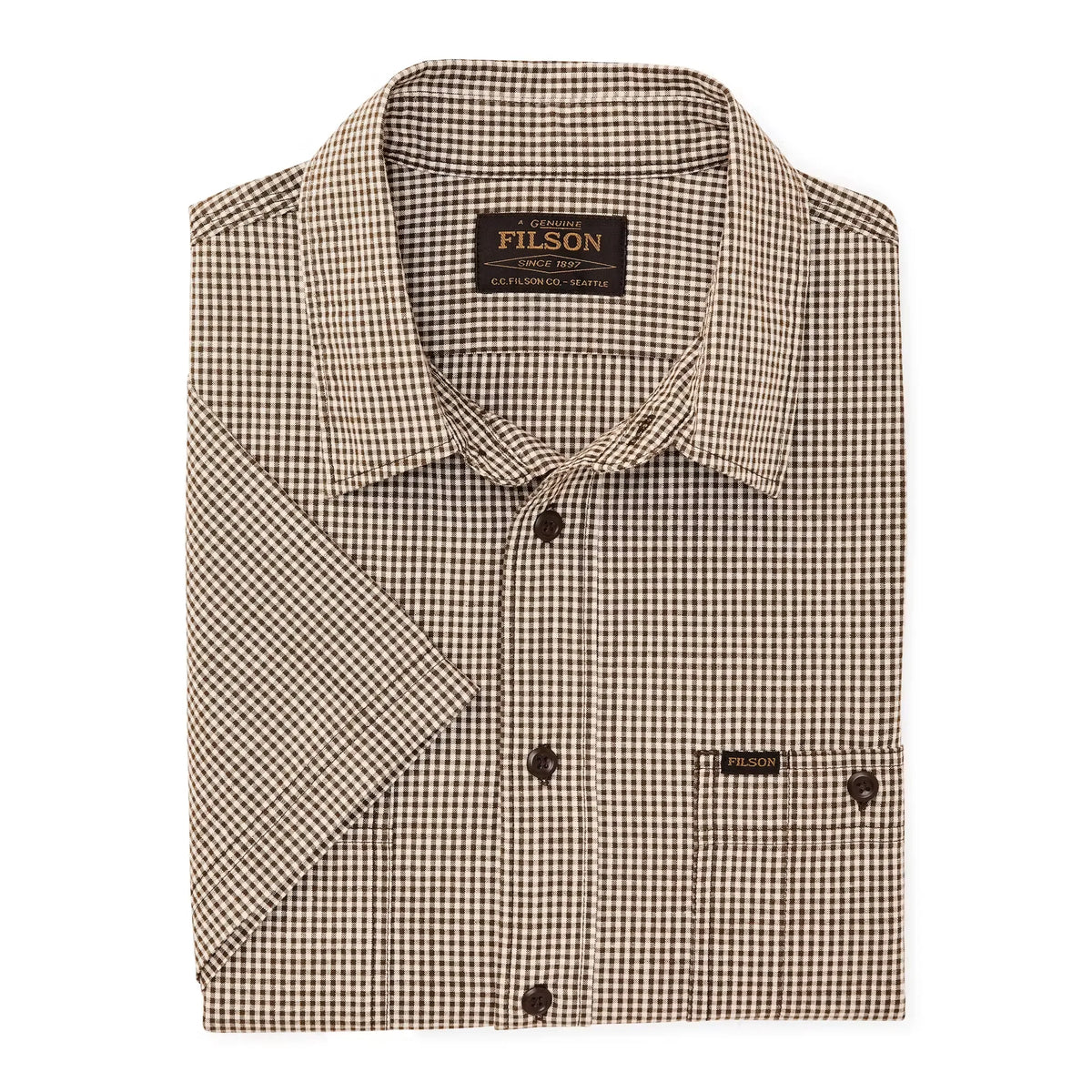 Short Sleeve Chambray Shirt