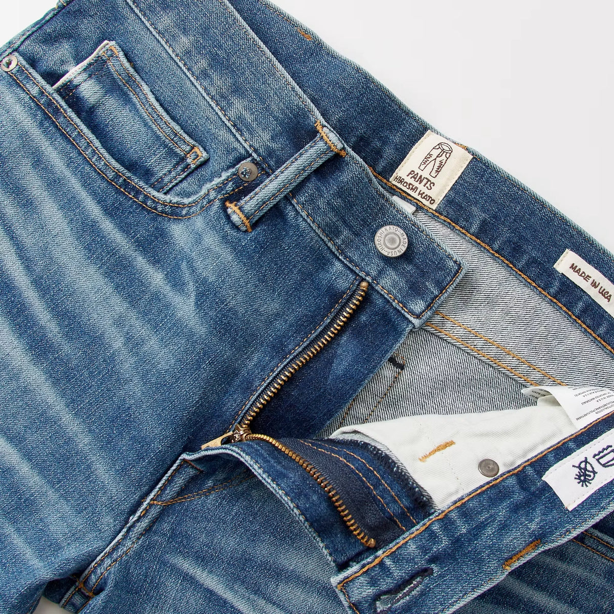 The Pen Slim Straight Stretch Selvedge Denim Jeans